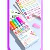 Creative Pattern Curve Highlighter Pens For Student Journal Hand Account Marking
