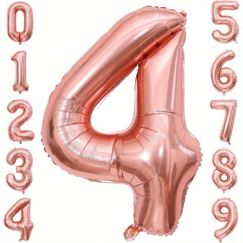 32" Number Balloons for Birthday Photography and Party Decorations