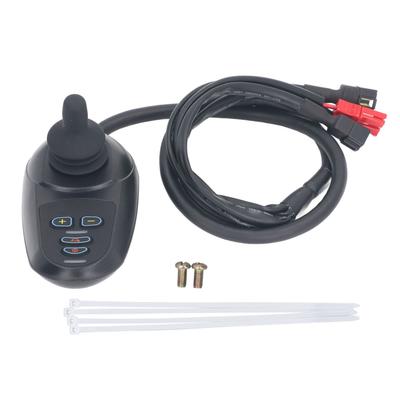 Leistungsregler für Elektrorollstühle, 50 A, 4 Tasten, Bürste, Joystick-Controller für Elektrorollstühle, DC24V