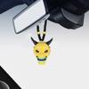 1Pc Hannya Helmet Car Accessories Charm Rear View Mirror Samurai Auto Ornament Japanese Oni Hanging Pendant