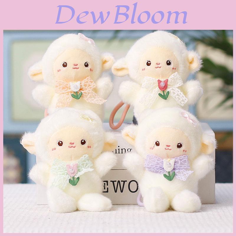 Plush Sheep Keychain With Cute Bow For Kids And Teens Gift