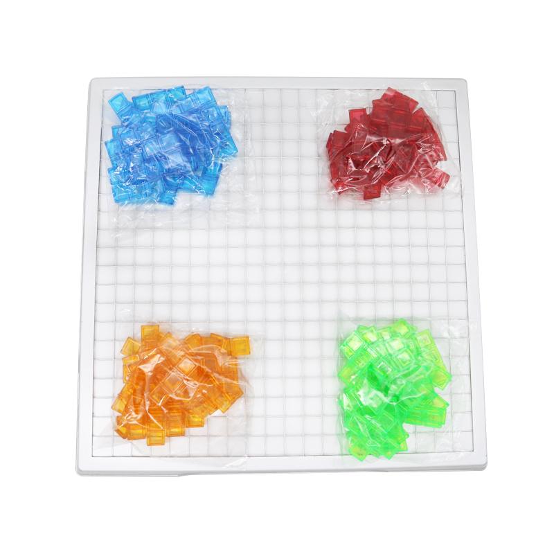 Fun Strategy Game: Novelty Puzzle Chess Blokus Board Game for Kids Engaging Family Toys Gifts for Children's Skill Development