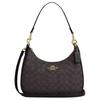 Teri Signature 29 Logo Reißverschluss Beschichtetes Canvas Umhängetasche Groß Damen Taschen Schwarz CV940-IMXAQ