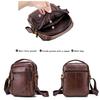 LAOSHIZI Men Tote Bags Genuine Leather Messenger Bag Fashion Crossbody Shoulder Business Bags