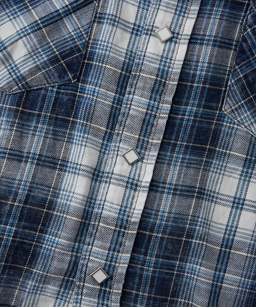 OUTSTANDING Western Indigo Check Shirt_Indigo Check