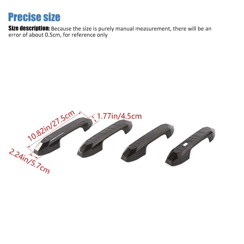 ABS Door Handle Decoration Cover Sticker Fit For Jetour Traveler 2023 Up For Jetour Shanhai T2 2024 Up Exterior Accessories
