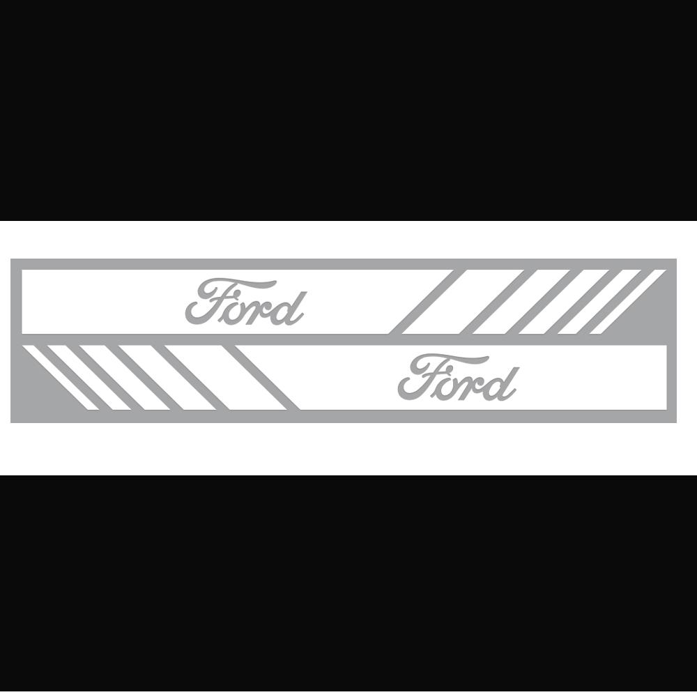 2PCS Vinyl Car Rearview Mirror Sticker Auto Side Body Stripe Decal Decoration For Ford Ranger Focus Kuga Mustang S-MAX Transit