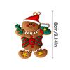 Gingerbread Ornaments 12 Pieces Christmas Tree Decorations Set Snowman Ornaments Christmas Tree Decor For Family And Friends