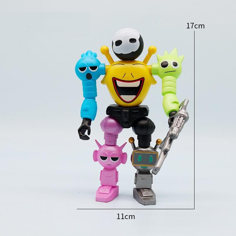 

Спрунки Аниме Экшн Фигурки Детская Креативная DIY Сборка Игрушка Домашний Декор Настольное Украшение Детский Мультяшный Милый Игрушечный Модель Подарки