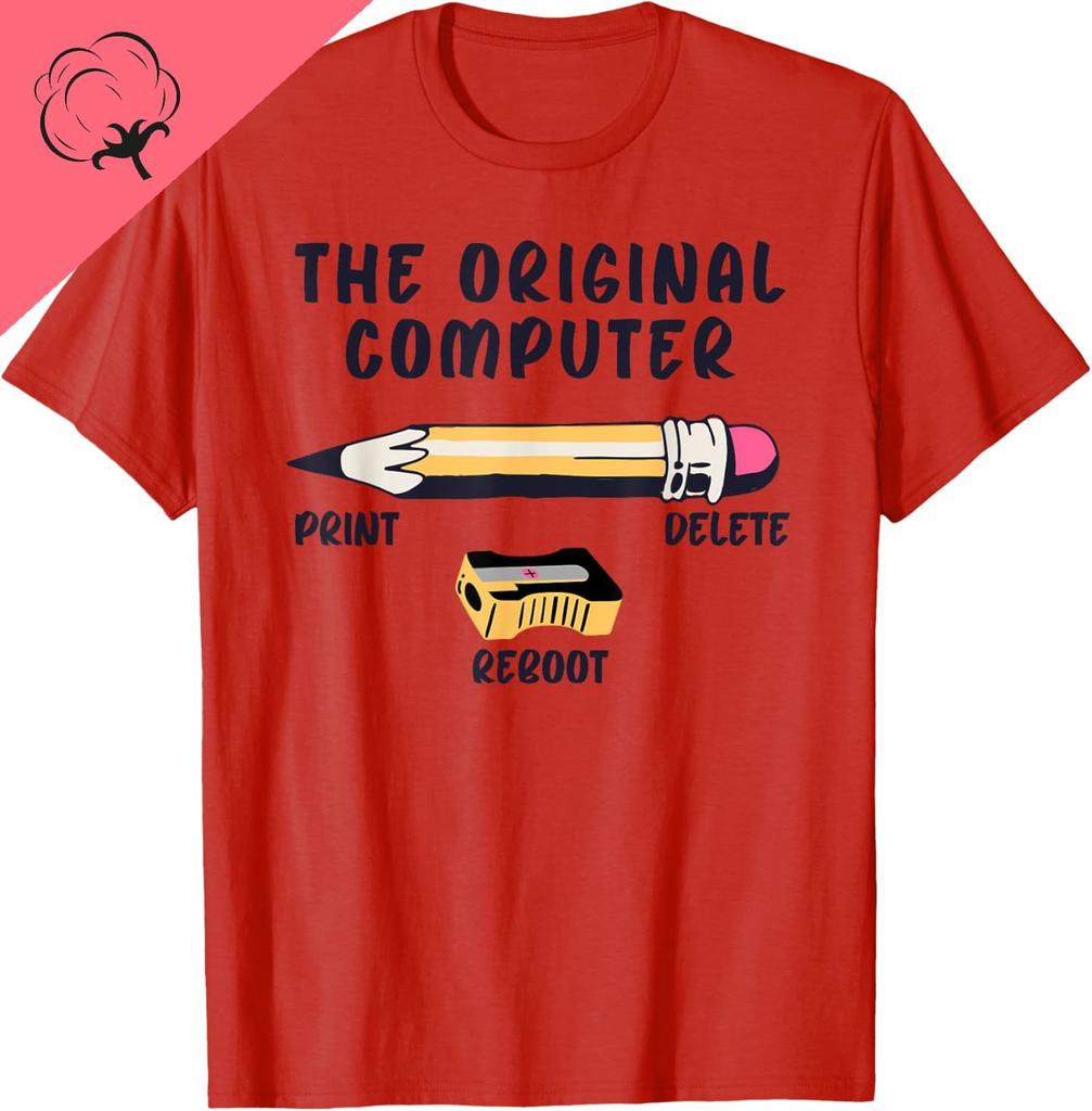 Das Original-Computer-Sarkastisch Lustig IT-Techniker Druck Löschen T-Shirt