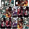 Handyhülle für Samsung Galaxy S25 S24 S23 iPhone 16 15 Xiaomi Redmi Note 14 13 12 16E X Pro Max OPPO Moto Huawei Kokushibo Tanjirou Demon Slayer Hülle