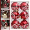 10 Box Christmas Tree Hanging Decoration Colorful Decorative Baubles Stylish Window and Door Ornament Party Supplies