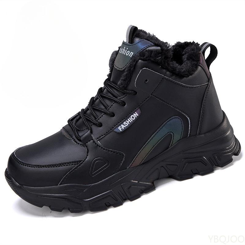 Winter new fashionable versatile high top women's shoes casual comfortable cotton shoes warm sports women's shoes