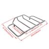 Chrome Tour Luggage Top Rack For Harley  luggage trunk Road King Street Glide