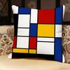Piet M-Mondrian Art Pillow Case Pillowcase, Double-sided Printed, Sofa Cushion, Bedroom Headboard Pillow