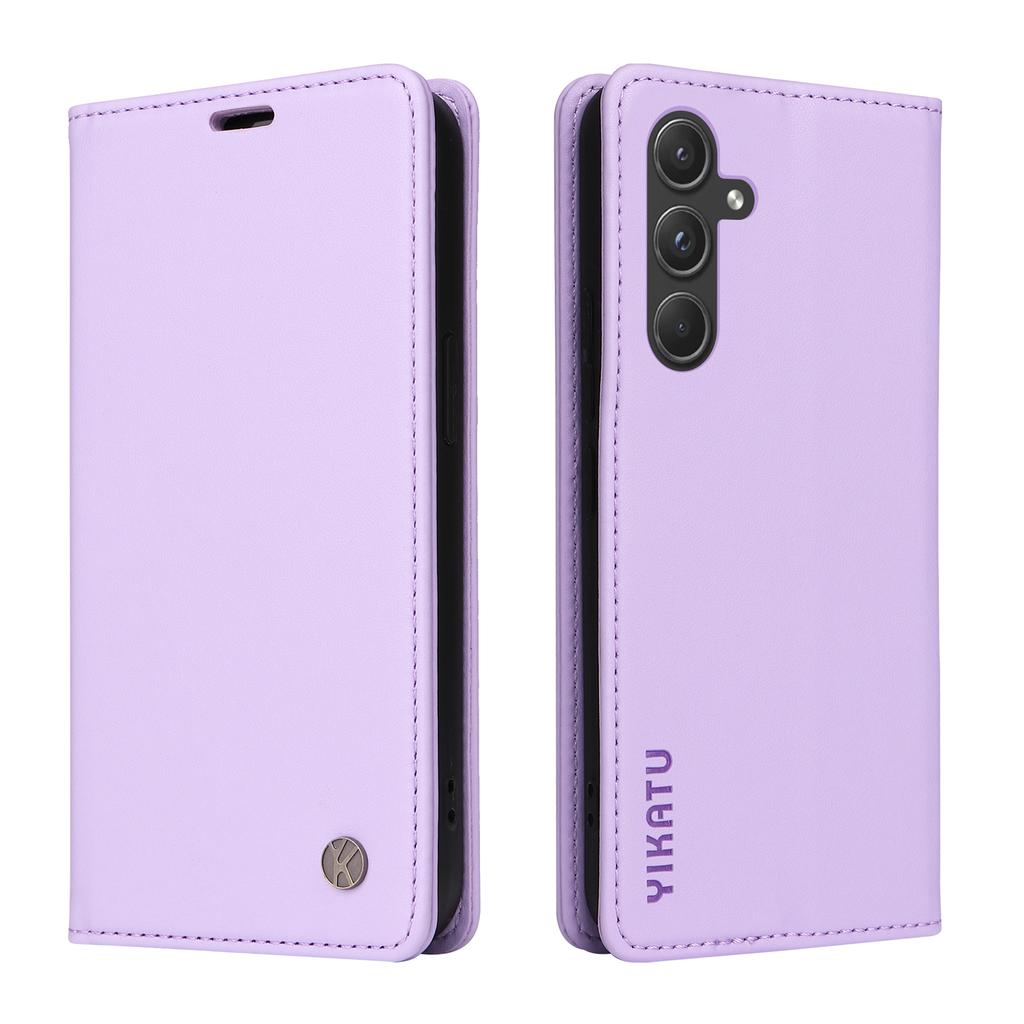 YIKATU YK-001 For Samsung Galaxy A55 5G Magnetic Case Book Style Leather Stand Phone Cover