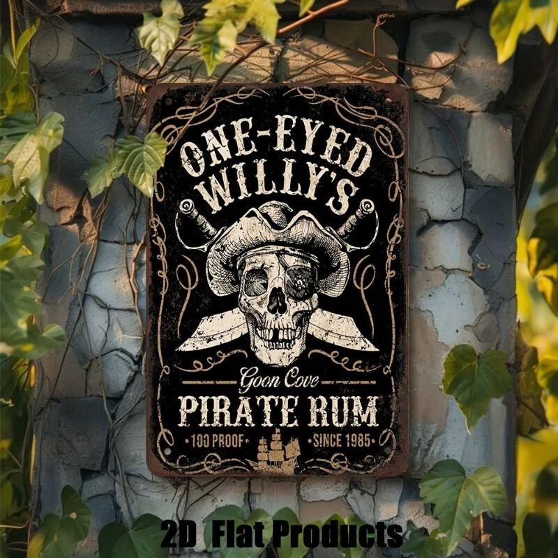 Vintage Style Metal Decorative Painting for Bars Cafes Garages