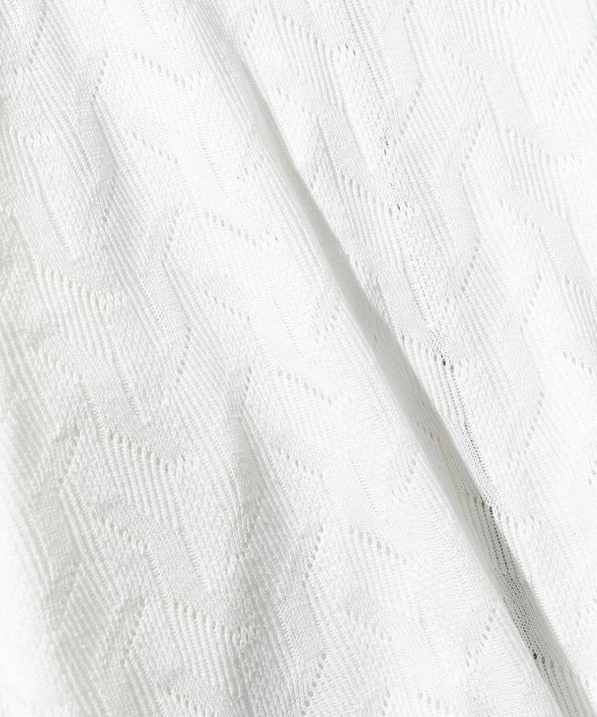Vastic Comb Pattern Knit Zip-Up_Ivory