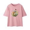 Vivid Flowers Iron On Transfer Stickers Print On T-Shirt Dresses Heat Press Appliqued Diy Cartoon Flowers Patches Beautiful