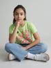 MONTE CARLO Girl Regular Fit Fluorescent Green Top