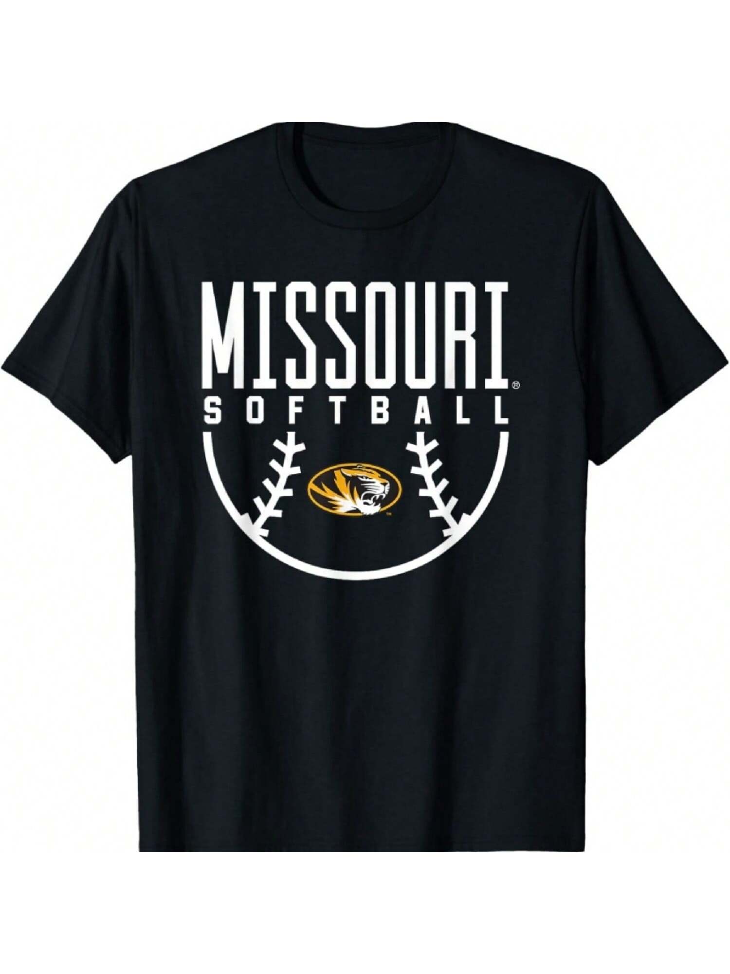 University Of Missouri Mizzou Tigers Softball Arch T-Shirt S разноцветный