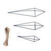 Metal Geometric Hanging Air Plant Holder Rack Air Pineapple Iron Hanging Support