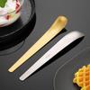 Stainless Steel Spoon 304 Ice Cream Spoon Long Handle Mixing Spoon Japanese Style Flat Head Eating Dessert Cake Spoon Ice Cream Spoon