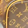 [Pre-Owned] Nice Elegant Shape Lv Monogram Metal Zipper Head Coated Canvas Makeup Bag Handbag Mini - Excellent #1RQZ39
