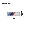 Zinc Alloy Styling Car Body Trunk Emblem Sticker Accessories For BMW E46 E90 E60 F30 F10 E39 E36 E87 F20 E90 E70 M3 M5 M6 G20 Z3 AQ3