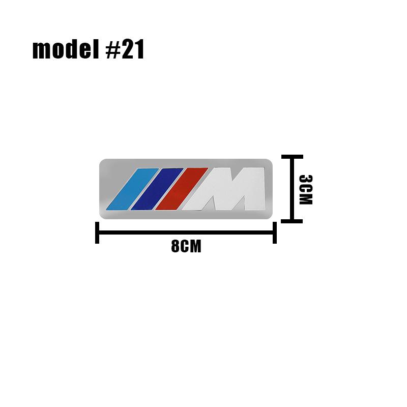 Zinc Alloy Styling Car Body Trunk Emblem Sticker Accessories For BMW E46 E90 E60 F30 F10 E39 E36 E87 F20 E90 E70 M3 M5 M6 G20 Z3 AQ3
