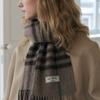 JUDY AND PAUL Classic Wool Blend Check Muffler (2 colors)
