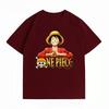 Unisex's Clothing New 100% Cotton Breathable Summer T-Shirt  One Piece Luffy Print Casual Streetwear Unisex's T-Shirt