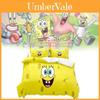 Set Biancheria da Letto Spongebob con Tessuto in Poliestere per Bambini e Adolescenti Decorazione per il Sonno