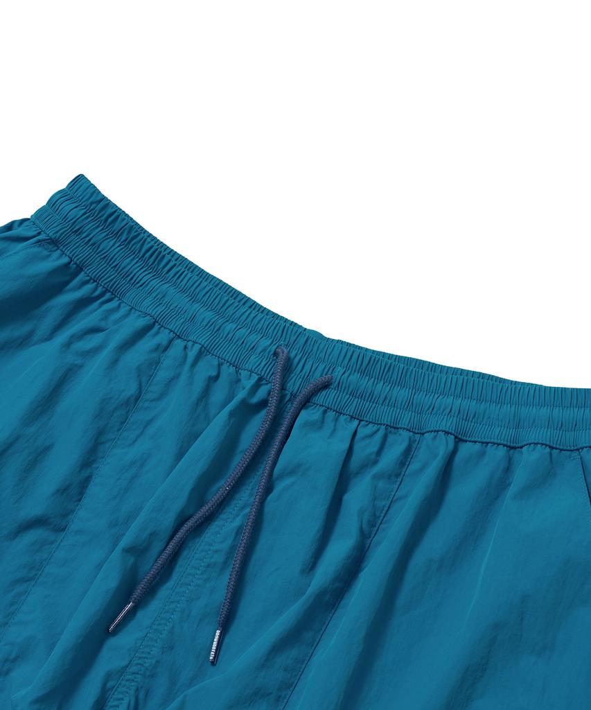 BROWNBREATH Tag Nylon Pocket Shorts - Blue