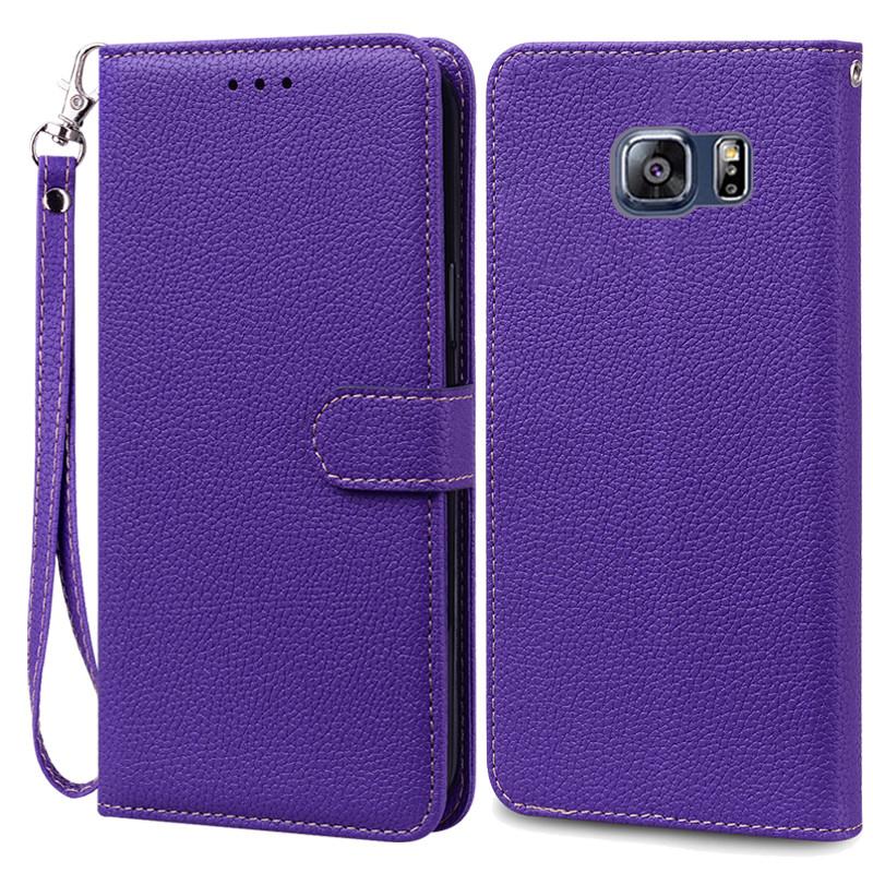 S6 Edge Case For Samsung Galaxy S6 Edge Case G925 Leather Flip Wallet Case For Samsung S6 S 6 edge Case G920 Wallet Cover Fundas