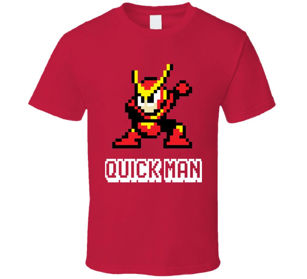 Quick Man Mega Man 2 Robot Enemy NES Video Game T Shirt S