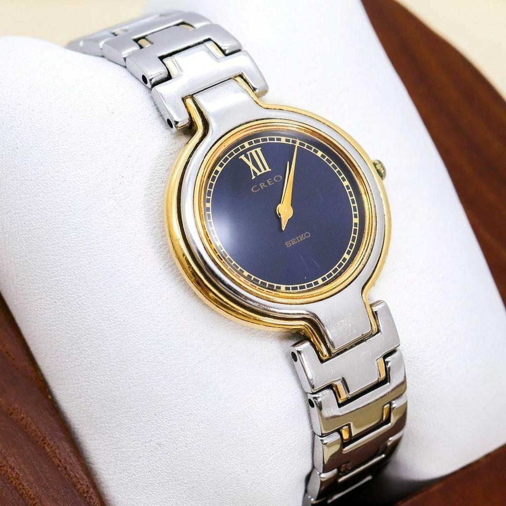 [USED] Working SEIKO CREO Quartz Retro Women's Watch 1933