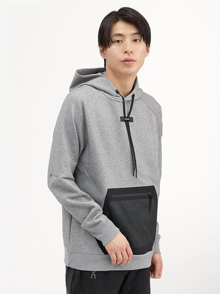 On Size Grey Men's Hoodie, M,