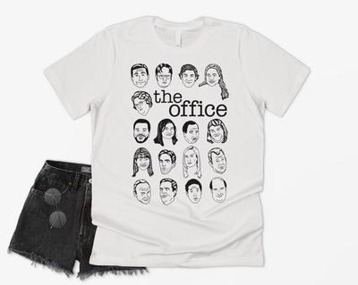 JAV Biuro Personų Veidai Marškinėliai Dwight Schrute Michael Scott Halpert