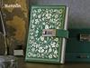 Mazeran Notebook with PU Leather Dial Lock Notebook Travel Retro B6 Lock Lined Elegant Notebook Secret Lock Organization Stationery School Supplies