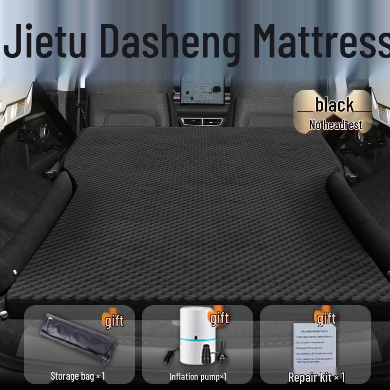 Inflatable Car Mattress for Chery Jetour Dasheng: Rear Seat & Trunk Sleeping Mat