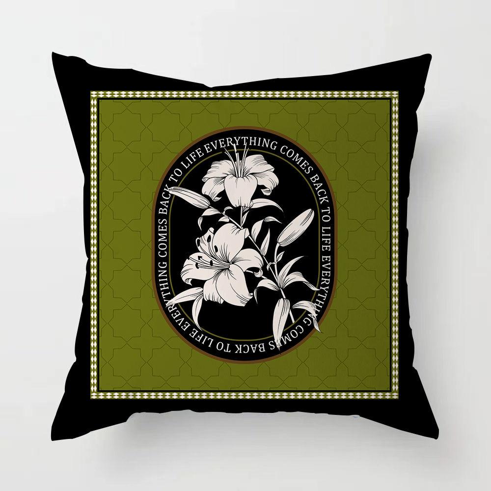 

Retro Light Luxury American Pillowcase Sofa Cushion Cushion Cover Bedroom Bed Pillow Cover Square. 45x45cm