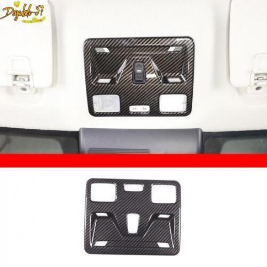 For Ford Maverick  Carbon Fiber Front Reading Lamp Light Trim Cover ABS New