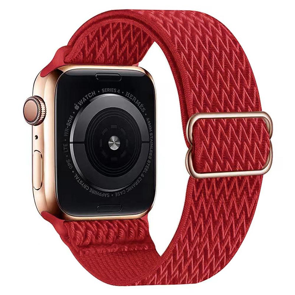Stretchy Nylon Band for Apple Watch Series 11 10 Ultra 3/2 SE 42mm 38mm 46mm 41mm 45mm 49mm Adjustable Sport Strap for Women Men