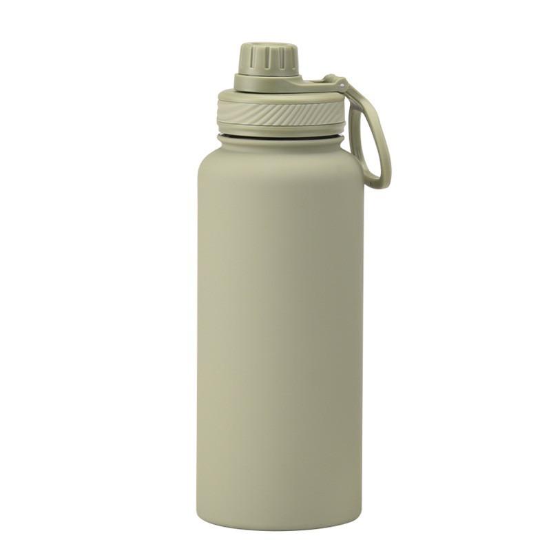 1L Stainless Steel Vacuum Insulated Water Bottle With Wide Mouth Portable Outdoor Sports Travel