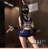 Bunny Investigator Cosplay Lingerie: Temptation Open Crotch Sleepwear Set