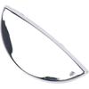 Riloer Front Headlight Washer Cap, Chrome Headlight Washer Cover, Compatible with Mini Cooper R50 R52 R53 2001-2006 With Headlight Washer Nozzle,