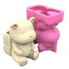 Bear Backpack Shape Mold Pen Holder Silicone Molds Durable Epoxy Resin Moulds