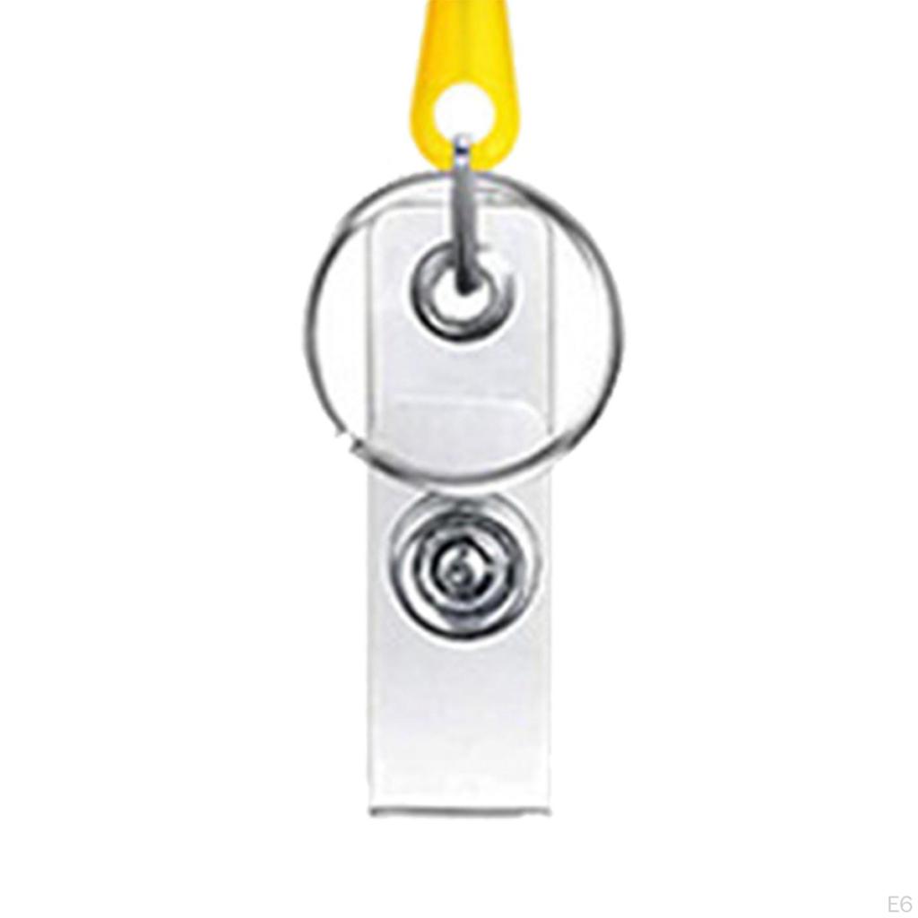 Fashion Keychain Retractor Men Business Durable Chain Holder Ring Fob