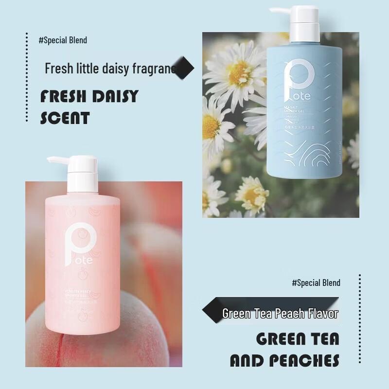 Pote Anti-Mite Shower Gel Set